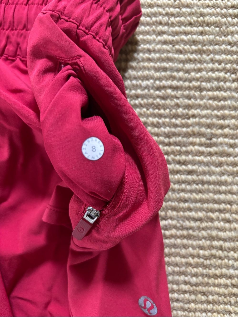 Lululemon Speed Short, Red - Picture 3 of 3